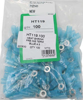AMC Blue Heat Shrink Ring Terminal (4.3mm ID / 100 Pack) - HT119.100
